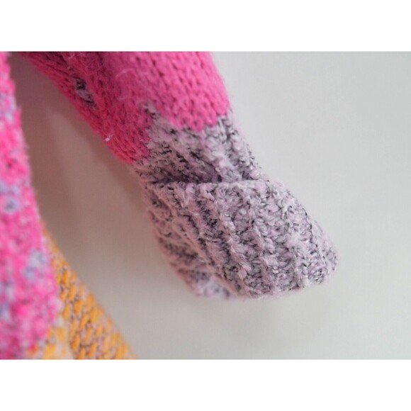 Sincerely Jules Relaxed Pastel Patchwork Hippie Floral Small Open Front Cardigan - Picture 4 of 9